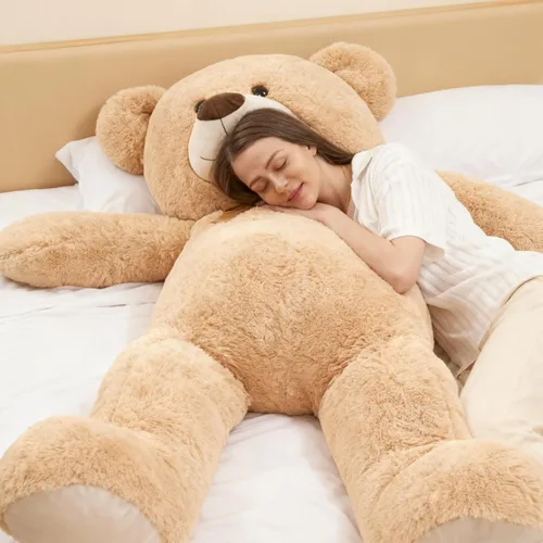 Miniatura 2 de Toys Studio Oso de peluche ultra suave de 51 pulgadas para niñas, gran oso de peluche, regalo de Navidad, Pascua, día de San Valentín, graduación