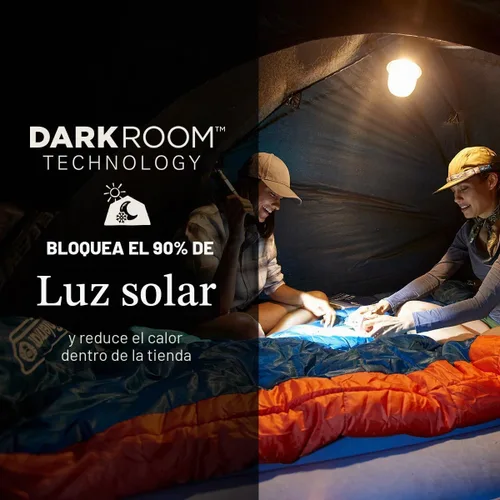 Miniatura 2 de Coleman Skydome - Tienda de campaña para habitación oscura con porche de pantalla y configuración de 5 minutos, tienda de campaña resistente a