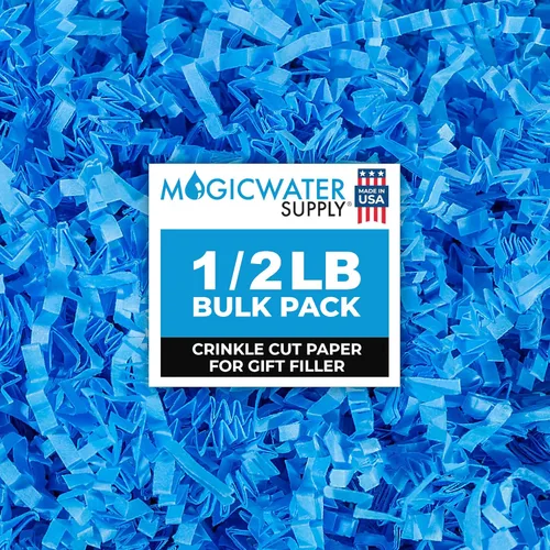 Miniatura 29 de MagicWater - Papel de corte arrugado para cestas de regalo, 1/2 libra, Monster Kraft, perfecto para relleno de papel triturado, relleno de cesta