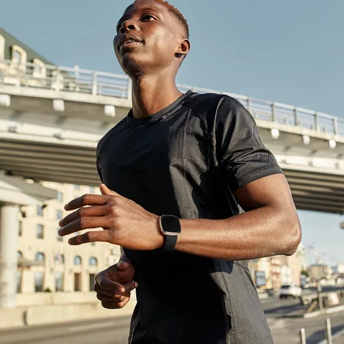 Miniatura 6 de Maledan Banda elástica trenzada compatible con Fitbit Sense/Versa 3/4 y Sense 2, correa elástica suave para reloj inteligente, accesorio