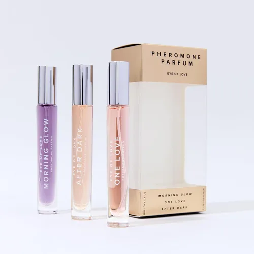 Miniatura 8 de Set de perfume de feromonas Eye Of Love – Morning Glow, One Love, After Dark para atraerlo, 1.0 fl oz