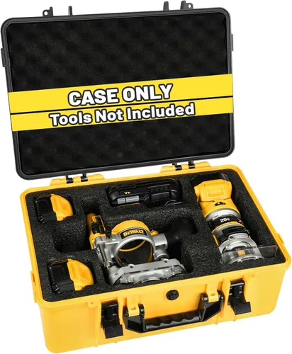 Estuche rígido para enrutador Dewalt – Bolsa de herramientas para Dewalt 20V Max XR herramienta de enrutador de carpintería inalámbrica, caja