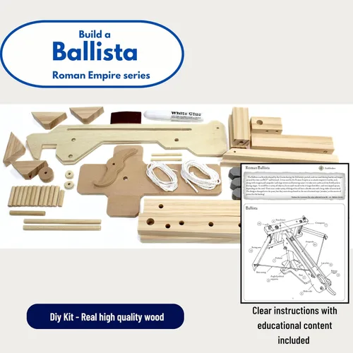 Miniatura 3 de Pathfinders Kit STEM - Ballesta romana Balista Kits de ciencia para niños de 8 a 10 años de 10 a 14 años Kits de tallo para niños de 12 a 14