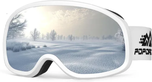Miniatura 14 de Gafas de esquí OTG, 100% Protección UV, Antiempañamiento, Lentes polarizadas para esquí y snowboard para hombres, mujeres y adultos