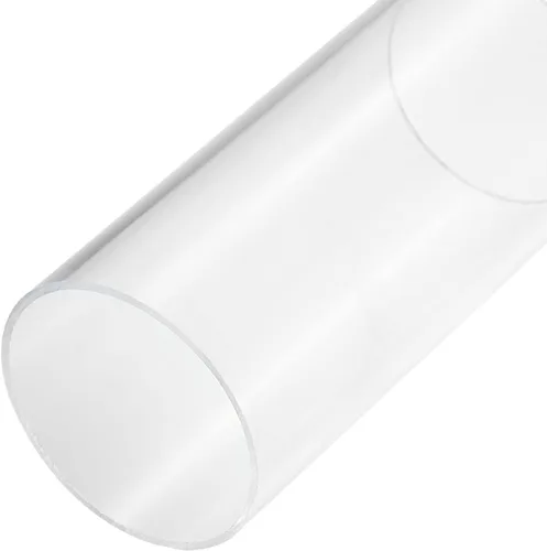 Miniatura 18 de MECCANIXITY Tubo acrílico transparente rígido redondo tubo 145 mm (5.7 ") ID 150 mm (6") OD 6" para lámparas y linternas, sistema de refrigeración