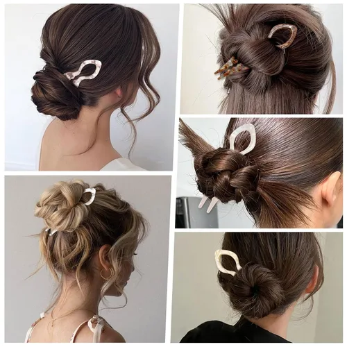 Miniatura 7 de 4 horquillas de pelo francés Prestige para mujer (juego A)
