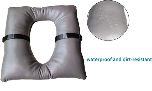 Miniatura 4 de Cojín de asiento para mesita de noche, 16 x 16 pulgadas, funda de cojín suave impermeable, silla cómoda, cojín de ajuste universal para ancianos
