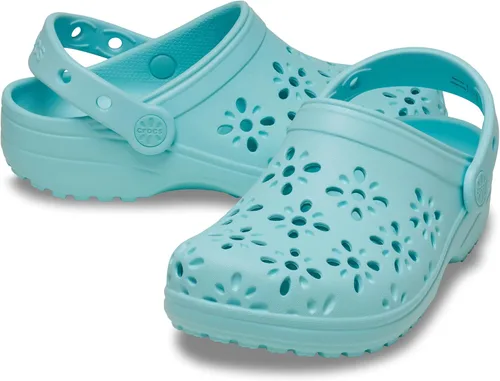 Miniatura 6 de Zuecos Crocs clásicos para niños con diseño floral