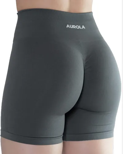 Miniatura 9 de AUROLA Intensify - Pantalones cortos de entrenamiento para mujer, sin costuras, para gimnasio, yoga, correr, deporte, ejercicio activo, fitness