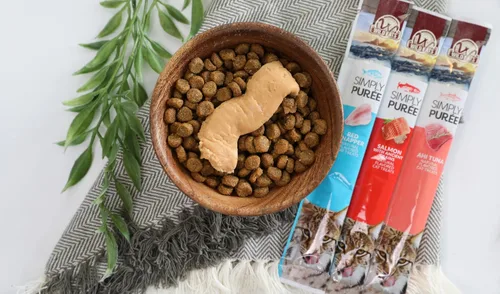 Miniatura 7 de Wild Eats Lickable Cat Treats - Paquete variado de peces exóticos, 12 unidades, atún ahi, salmón rosa salvaje, pargo rojo, puré de bisque