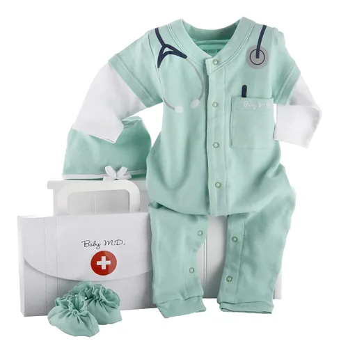 Miniatura 2 de Canastilla con set de regalo Baby Aspen Big Dreamzzz, 0-6 meses, Verde