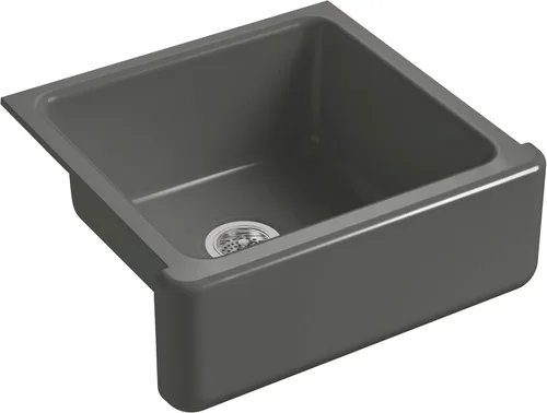 Miniatura 57 de KOHLER Whitehaven® K-6427-42 - Fregadero de cocina empotrado de 35-3/4 pulgadas, autorecortable, Smart Divide, Grande/Mediano con Delantal alto