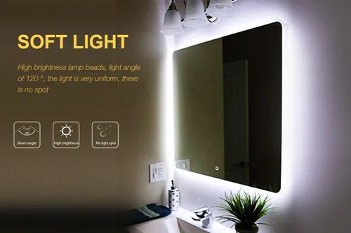 Miniatura 5 de Kit de Luces LED para Espejo de Tocador, 13 pies/4M 240 LEDs Luz de Espejo de Tocador de Maquillaje para Juego de Mesa de Tocador de Maquillaje