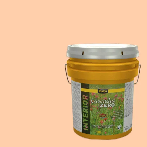 Miniatura 273 de Rodda Paint CASCADIA ZERO - Pintura plana e imprimación para interiores en uno, cuarto de galón, crema de ballet