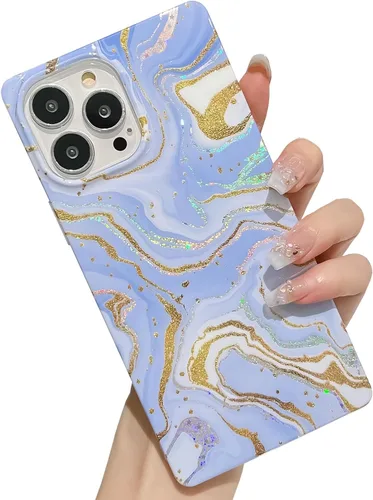 Miniatura 7 de Elegante concha de madre perla compatible con iPhone 13 Pro de 6.1 pulgadas, estuche de borde rectangular, elegante y delgado, con perla de abulón