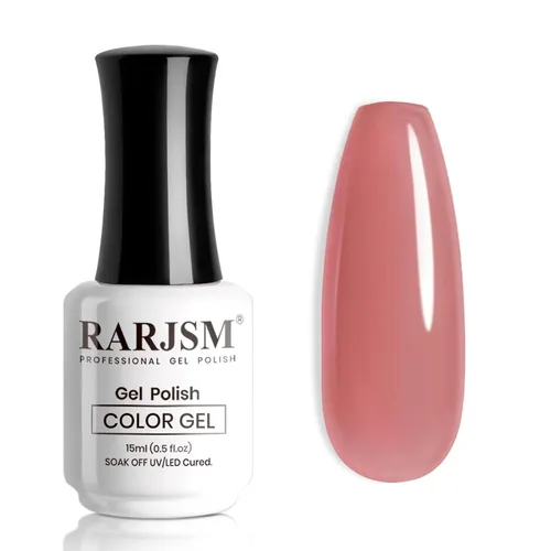 Miniatura 42 de RARJSM Esmalte de Uñas en Gel Nude Transparente Rosa Saludable Claro Esmalte de Uñas en Gel Nude Transparente Rosa Intenso Gelatinoso Barniz de Uñas