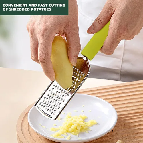 Miniatura 3 de Rallador de acero inoxidable; rallador de jengibre; rallador de especias; rallador de frutas; rallador de verduras; zanahoria, ajo, cebolla, nuez