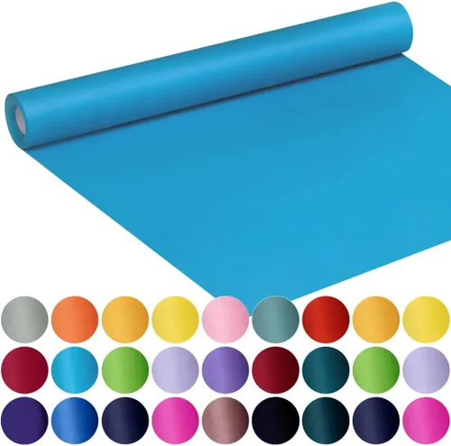 Miniatura 45 de SMART&CASUAL Papel de regalo negro de 17.8 x 760 pulgadas (63 pies) de papel kraft para regalo, tablón de anuncios, ramos, flores, niños, embalaje