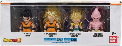 Miniatura 23 de Dragon Ball Super Dragon Ball Adverge SS Blue Goku, SS Rose Goku Black y Golden Freiza Mini Figura de 2.5 Pulgadas Paquete de 4