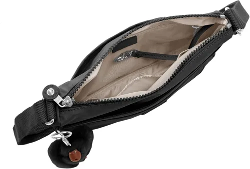 Miniatura 3 de Kipling Sebastian Sparkly Gold - Bolso cruzado para mujer, color morado
