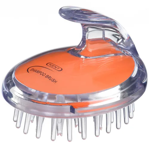 KENT SH1 - Champú/acondicionador, masaje del cuero cabelludo y cepillo húmedo para ducha para el crecimiento del cabello, 42 cerdas de goma suave (3