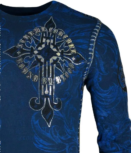 Miniatura 7 de Xtreme Couture by Affliction - Camisa térmica para hombre Hercules