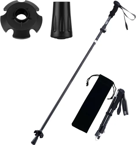 Miniatura 8 de Gifts for Men Christmas Collapsible Trekking Pole, Ultralight 7075 Aluminum Hiking Stick for Women, Men & Seniors, 3-Section Foldable Walking Pole