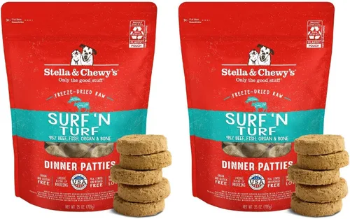 Miniatura 35 de Stella & Chewy's Empanadas crudas liofilizadas – Receta de cordero Dandy – Alimento para cachorros y perros con alto contenido de proteínas sin