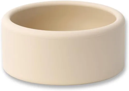 APLAINR Solid Bowl - Tazón de silicona para bebés, niños pequeños y niños, 9 onzas líquidas, antideslizante, base pesada, profundo, apto para Crema