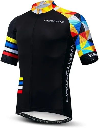 Camiseta de ciclismo para hombre, manga corta, camiseta de ciclismo para montar al aire libre, ropa de ciclismo MTB