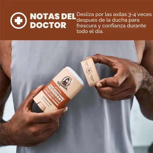 Miniatura 4 de Dr. Squatch Desodorante Natural para Hombres Paquete de 3 Wood Barrel Bourbon – Desodorante Eliminador de Olores para Hombres Sin Aluminio