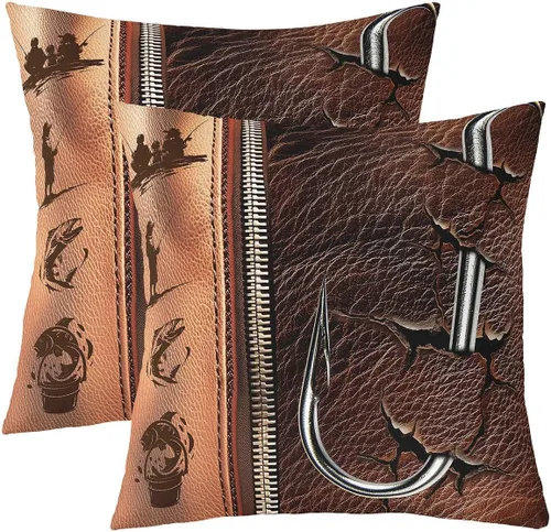 Miniatura 42 de Erosebridal American Flag Cushion Cases 16x16 Inch Set of 2 Army Green Camo Throw Pillow Covers Bear Claw Hunting Theme Pillow Covers Camoflage