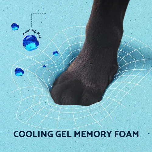 Miniatura 3 de Cama refrescante lavable para mascotas para perros y gatos pequeños, medianos y pequeños, cama para mascotas de espuma viscoelástica certificada