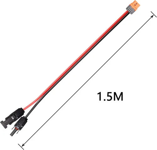 Miniatura 6 de CERRXIAN Cable de extensión de alimentación de 4.9 ft 12AWG XT60I hembra a panel solar para central eléctrica portátil, generador solar (XT60I-F)