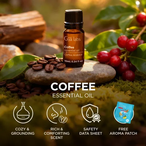 Miniatura 6 de Gya Labs - Aceite esencial de café para relajar y mejorar el estado de ánimo, aceite de café natural para el cuidado de la piel, 100 % puro