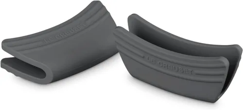 Miniatura 7 de Le Creuset Juego de 2 agarres de silicona, 5" x 2 1/2" cada uno, negro