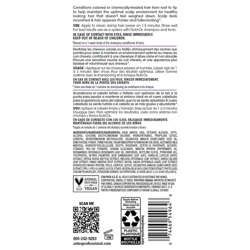 Miniatura 7 de NUTRI-OX Acondicionador fortificante tratado químicamente para cabello adelgazante teñido Cabello más grueso y de aspecto más completo Probado