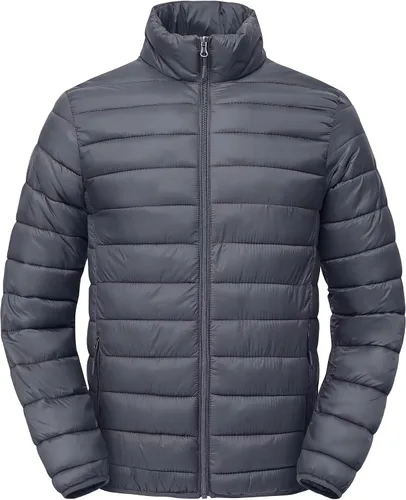 Miniatura 7 de Abrigos de invierno para hombre, térmicos, ligeros, acolchados, impermeables, cálidos, con bolsillos con cremallera