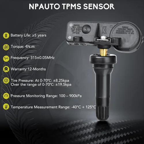Miniatura 4 de NPAUTO Sensor de presión de neumáticos TPMS Compatible con Ford F150 06-08 Explorer Mustang Ranger Expedition Escape Focus Lincoln Mazda Mercury