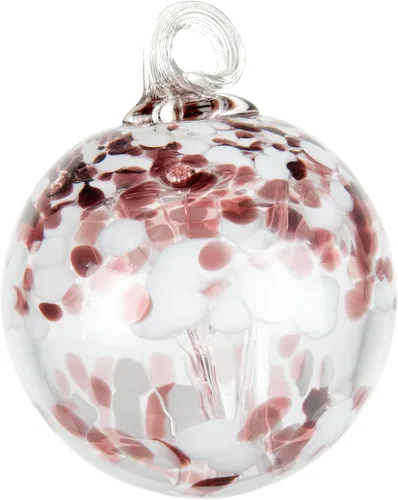 Miniatura 6 de Dale Tiffany Vidrio soplado a mano, 8 pulgadas de diámetro celta, colección árbol de la vida, globo de bruja colgante jardín interior/exterior