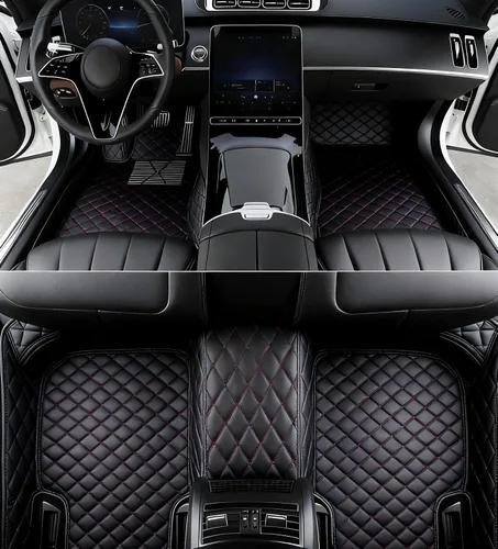 Miniatura 18 de Tapetes de cuero para automóvil con protección para todo tipo de clima personalizados para autos sedán, SUV y deportivos, tapete impermeable