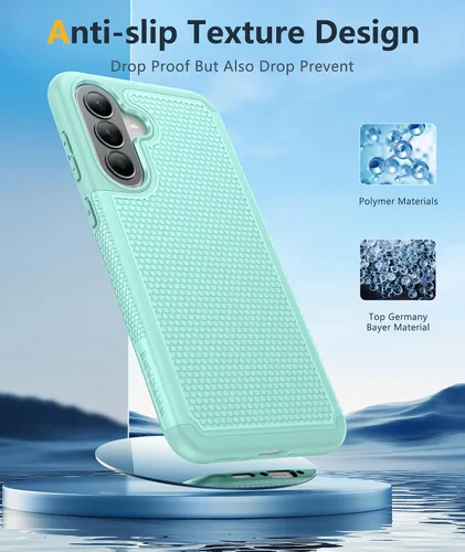 Miniatura 615 de FNTCASE Funda para iPhone 17 Pro: Fundas delgadas translúcidas de color azul claro compatibles con MagSafe, protección completa de la cámara