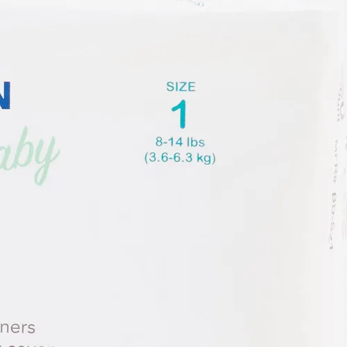 Miniatura 3 de McKesson Pañales para bebé, talla 1 (8 libras a 14 libras), 20 unidades, 1 paquete