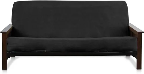 Miniatura 12 de OctoRose Funda de futón ajustable, de fácil ajuste, de 39 x 75 + 8 pulgadas, tamaño individual, color verde, funda de colchón de microgamuza