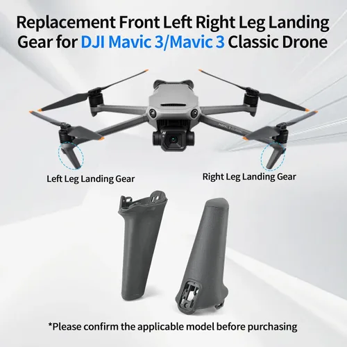 Miniatura 3 de Equipo de aterrizaje de pierna de repuesto para DJI Mavic 3 Mavic 3 Classic Frente Izquierdo Piernas Derechas Tren de aterrizaje Kit de reparación