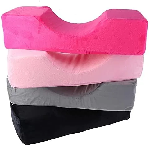 Miniatura 7 de HOKY, Almohada de pestañas Soporte para el cuello Almohada de pestañas de injerto suave Almohada de extensión de pestañas de espuma viscoelástica