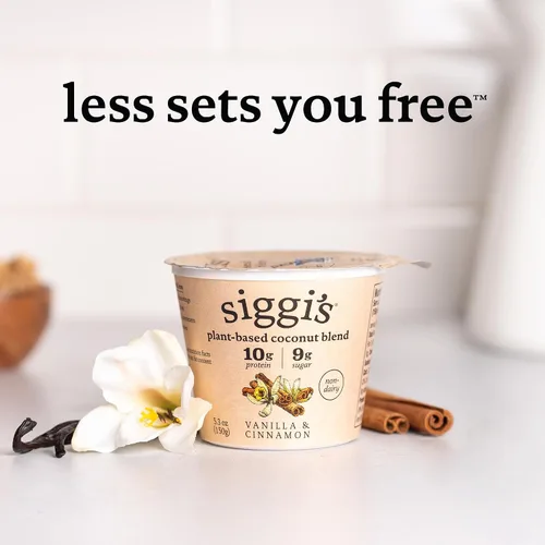 Miniatura 4 de Siggis, mezcla a base de plantas con alto contenido de proteínas, vainilla y canela, 5.3 onzas