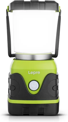 LE Luz LED portátil de 1000 LM, atenuable, linterna para acampar de 4 modos, resistente al agua, lámpara que funciona a batería para el hogar,