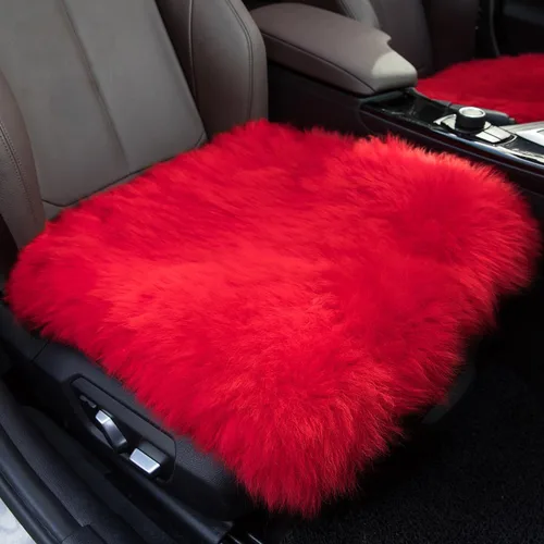 Miniatura 15 de Calor Invernal: Funda Universal de Asiento de Piel de Oveja - Lana Natural, para Autos, Camiones, SUV y Furgonetas - Acompañante de Conducción