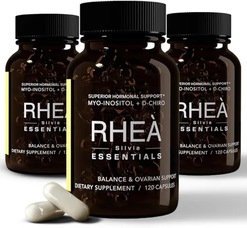Miniatura 4 de Rhea Myo-inositol y D-Chiro Inositol Suplemento para mujeres Proporción 40:1 con mioinositol, folato y magnesio 120 cápsulas veganas 30